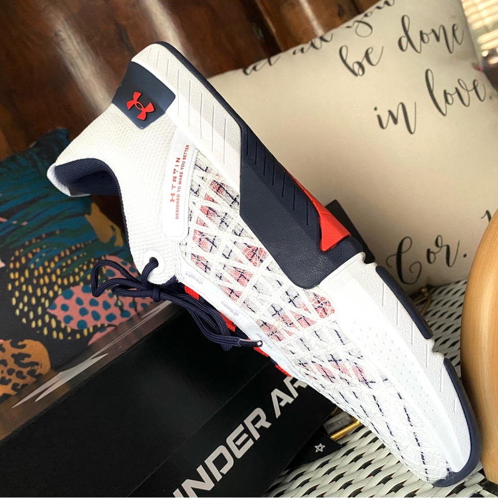 Under Armour UA Tribase Reign 5 Team Auburn Shoes ✨ Size 10.5 | vtg tiger brand